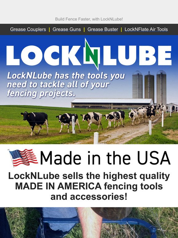 Made in America 🇺🇸 Fencing Tools from LockNLube!