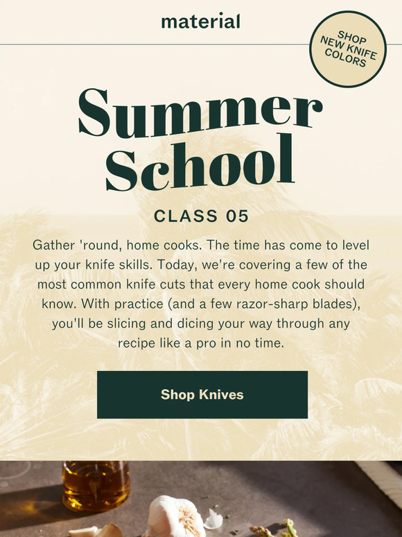 From knife novice to master