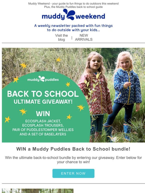 WIN a Muddy Puddles Back to School bundle!
