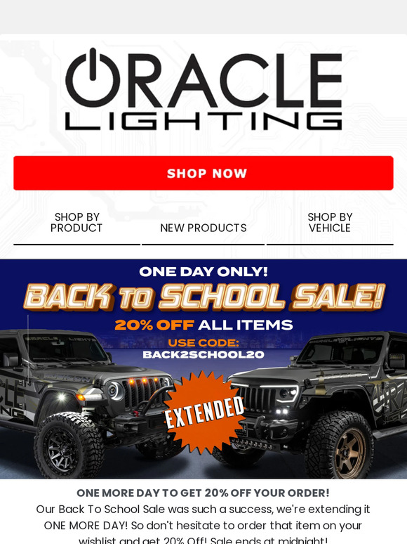Back To School 20% Off Sale EXTENDED ‼️