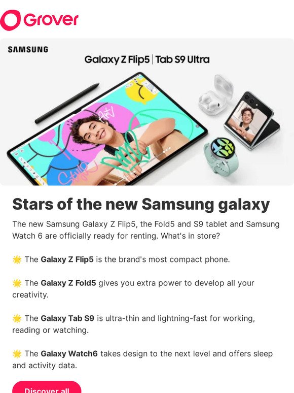 Introducing the latest from Samsung