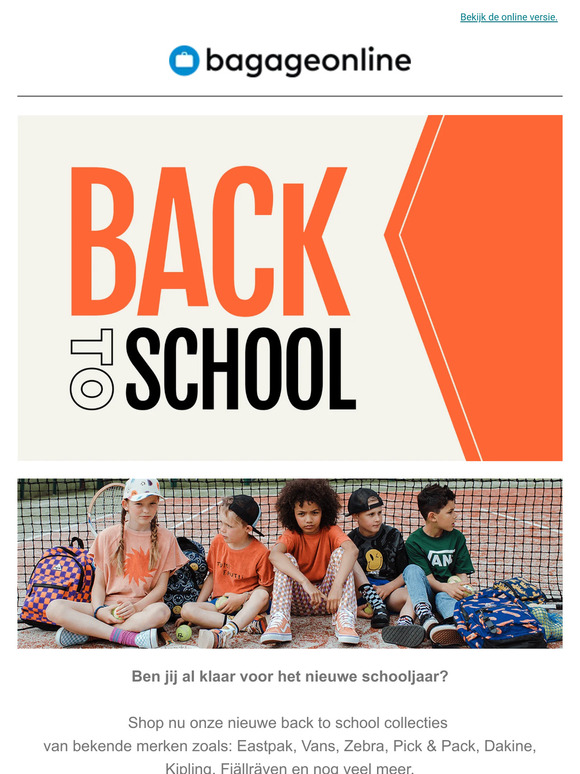 Back to School 😃 shop met 10% korting!