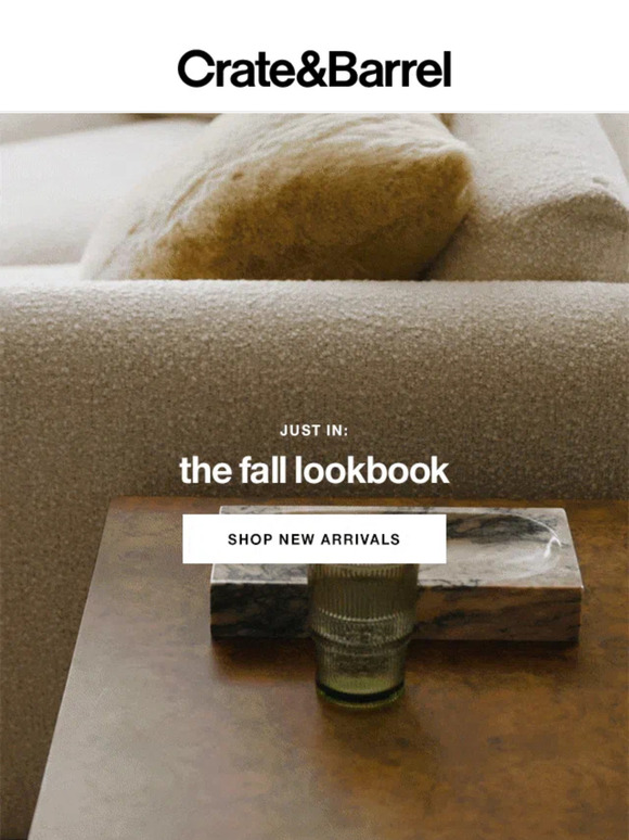 Crate and Barrel Have you seen our Fall 2023 Lookbook? Milled