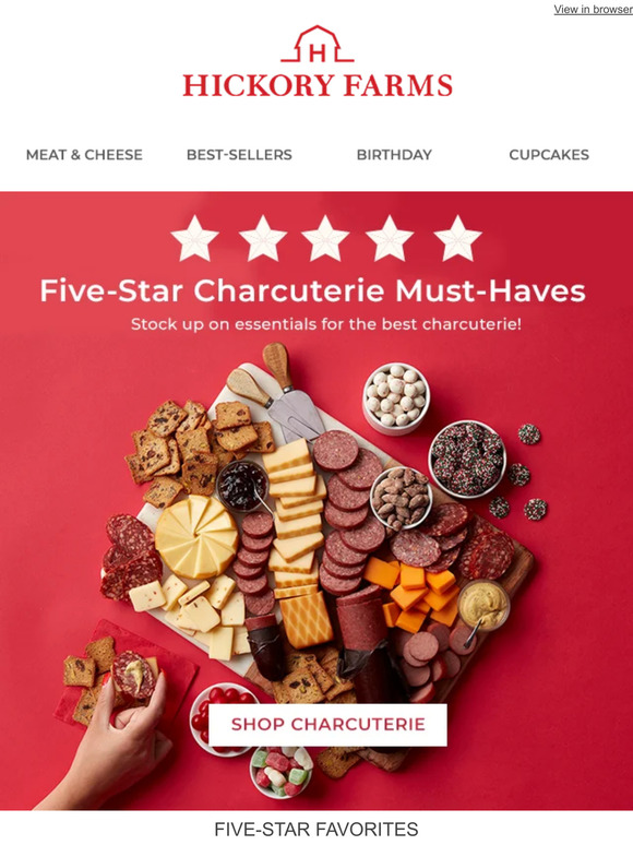 Hickory Farms Fivestar Friday Charcuterie edition Milled