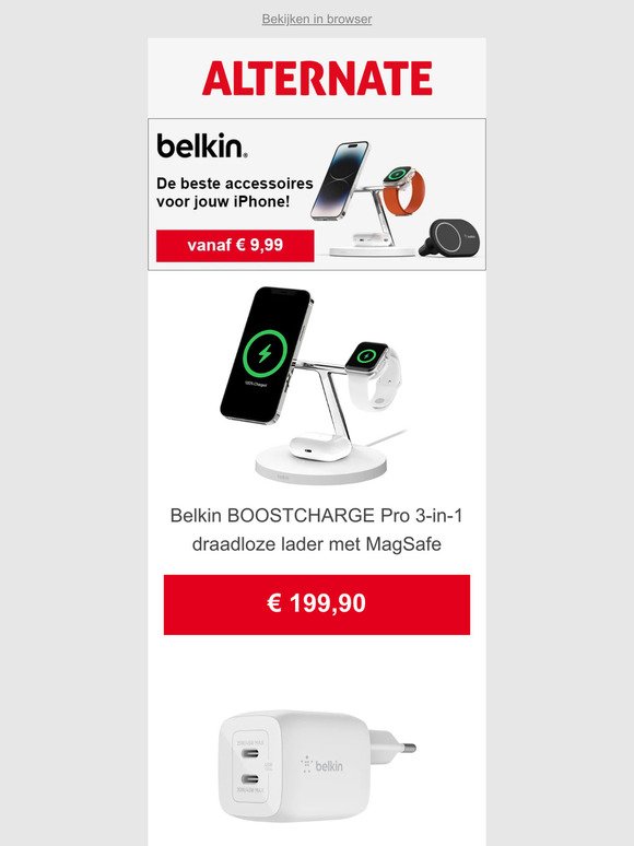 Rust jouw iPhone goed uit met de leukste Belkin accessoires!