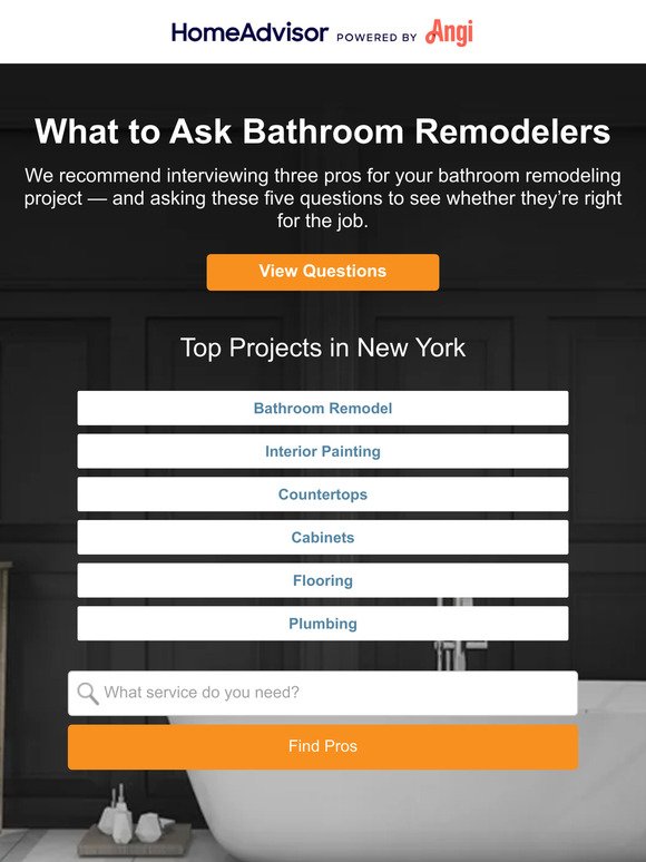 5 Questions to Ask Your Bathroom Remodel Pro