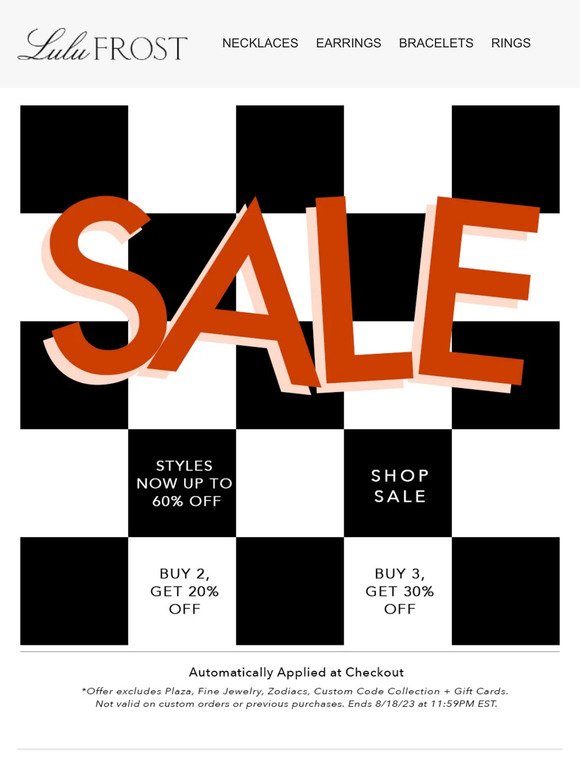 SALE IS HERE!