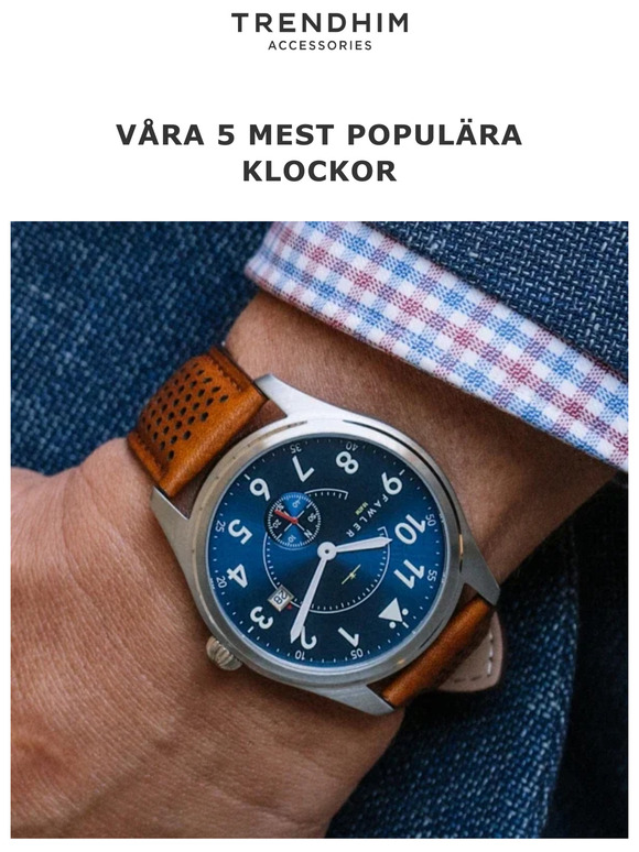 Topp 5 bästsäljande klockor i lager