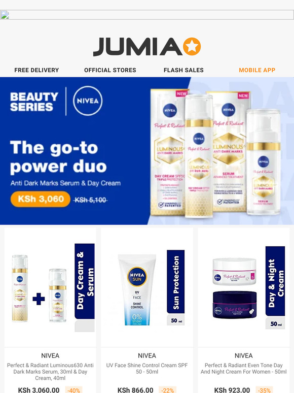 Enjoy up to 40% offf with Nivea Brandday. Think Beauty Think Nivea!