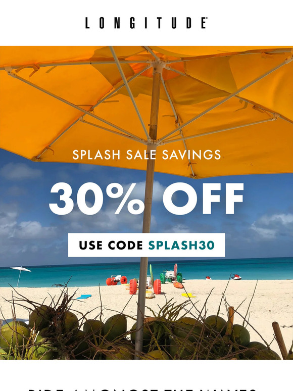 Dive into 30% off!