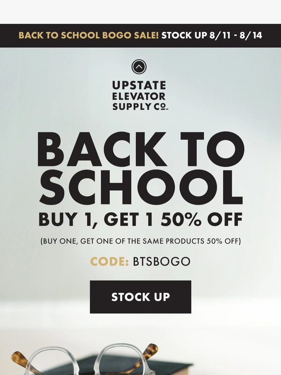 Back To School BOGO Starts Now 🎉