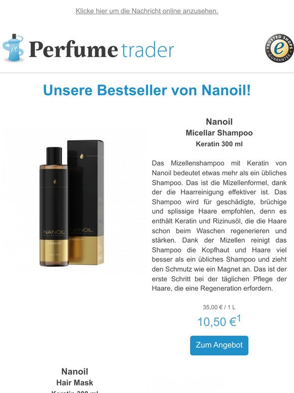 Unsere Bestseller von Nanoil! 💖