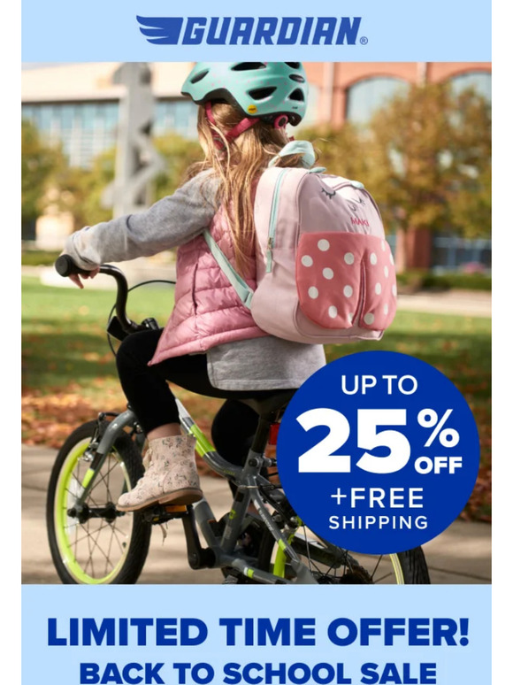 Guardian Bikes Back to School Sale is here! Milled