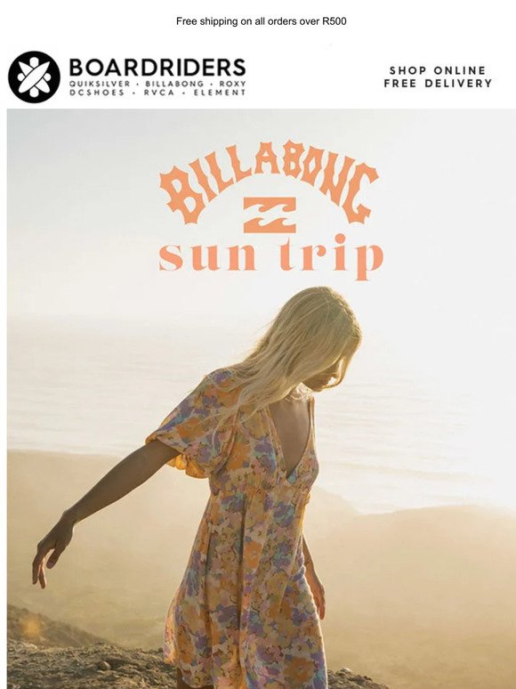 Billabong Sun Trip. Shop the collection. Shop New Arrivals Now.