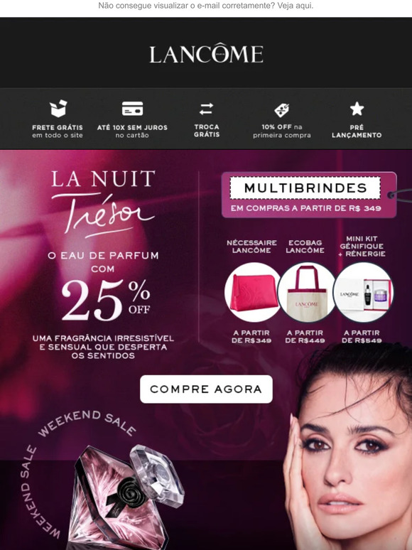 😍 25%OFF em LA NUIT TRÉSOR + BRINDES PROGRESSIVOS