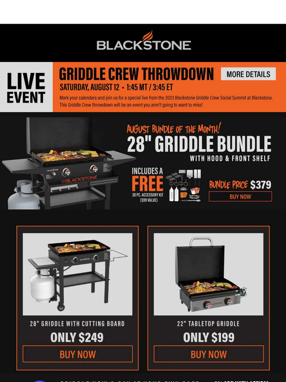 Blackstone Products: Griddle Crew Cooking Competition w/ Griddle Pro ...