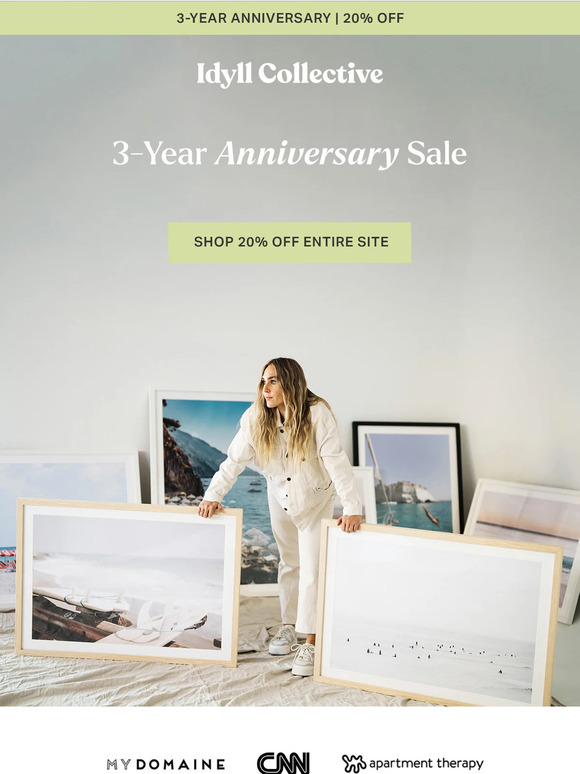 Our Anniversary Sale Starts Now ✨