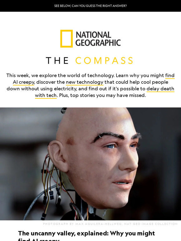 The Compass: Why you might find AI creepy, new tech to help cool people down, and is it possible to delay death with tech?
