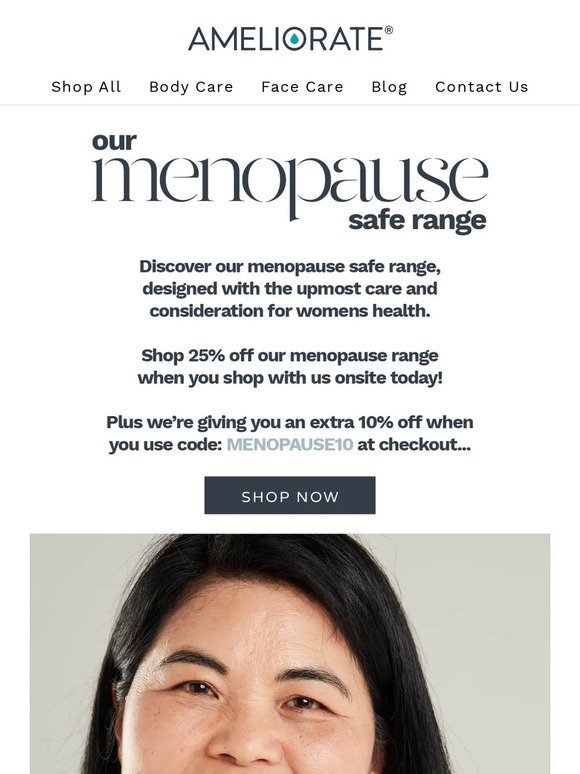 Stay menopause safe with up to 35% off💙