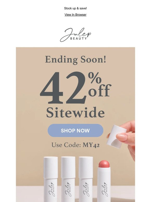 📌 Ends Tomorrow: 42% OFF Sitewide