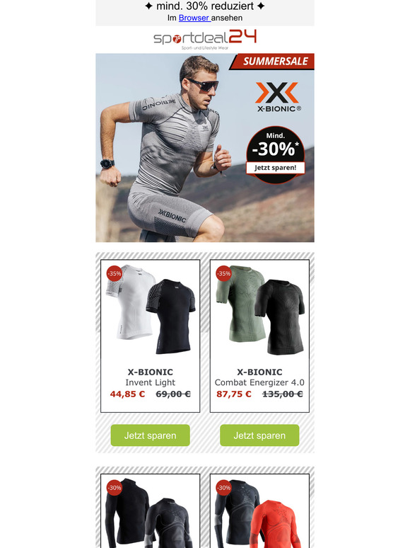 Spare exklusiv im X-BIONIC SALE 🤩