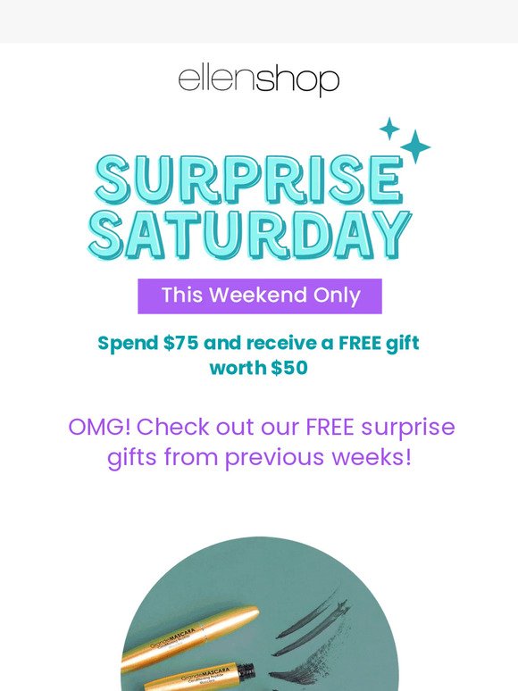 Don’t miss out: FREE surprise gift!
