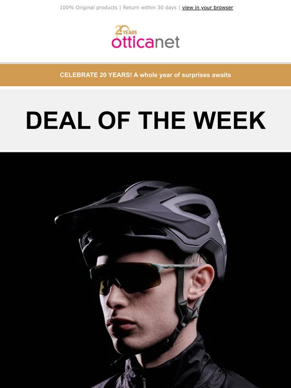 Deal of the week: Ray-Ban, Oakley, Oliver Peoples