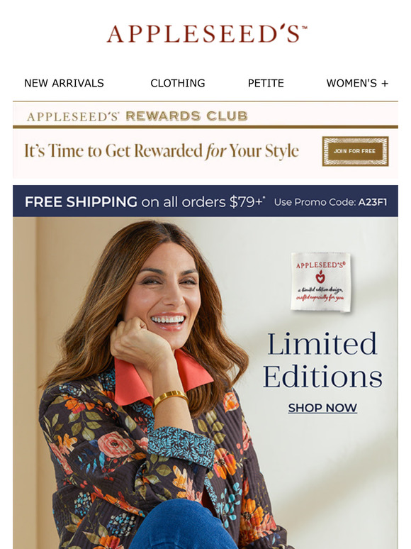 Appleseed's A Bounty of Compliments Await in this LimitedEdition