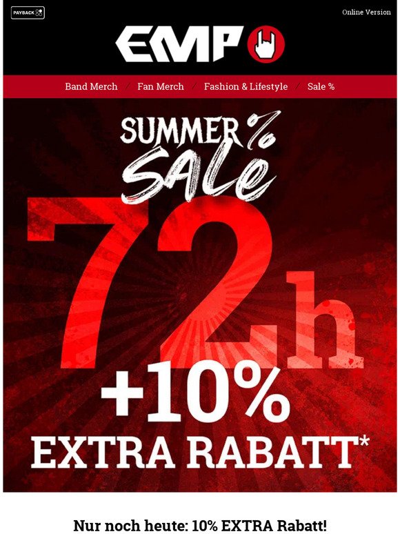 🛑 Letzter Tag: 10% EXTRA im Flash Sale sparen!