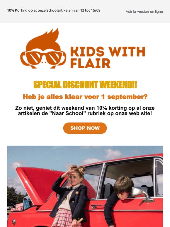 ✨ Special Discount Weekend ✨ 10% korting op al onze schoolartikelen 🎒