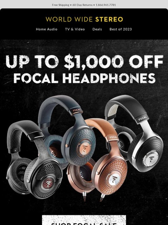 🎧 Last Chance! Shop the Focal back to school headphone sale.