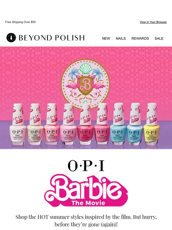 🚨 LIMITED RESTOCKS! OPI Barbie