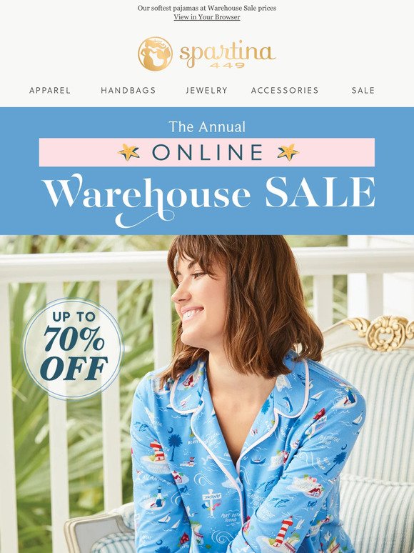 Spartina 449 Online Warehouse Sale ⚡ 40 & Under Pajamas! Milled