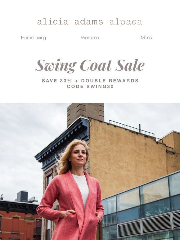 Swing into Style with 30% Off + Double Rewards