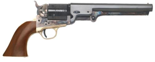 Cimarron 1851 Man With No Name Conversion .38 Special 7.5" Barrel Standard Blue Finish Walnut Grips, 6rd