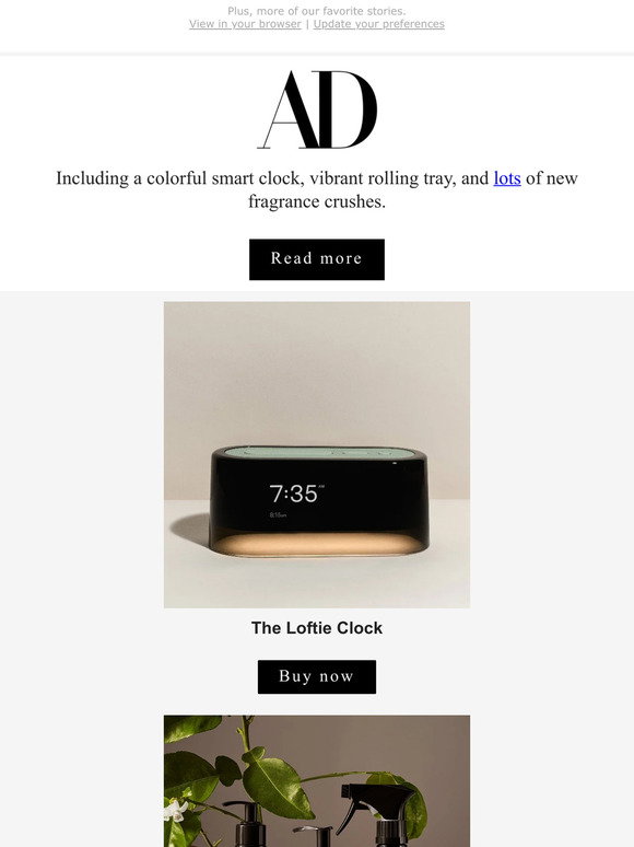 Architectural Digest: The Drop List: New Releases We're Loving Now | Milled