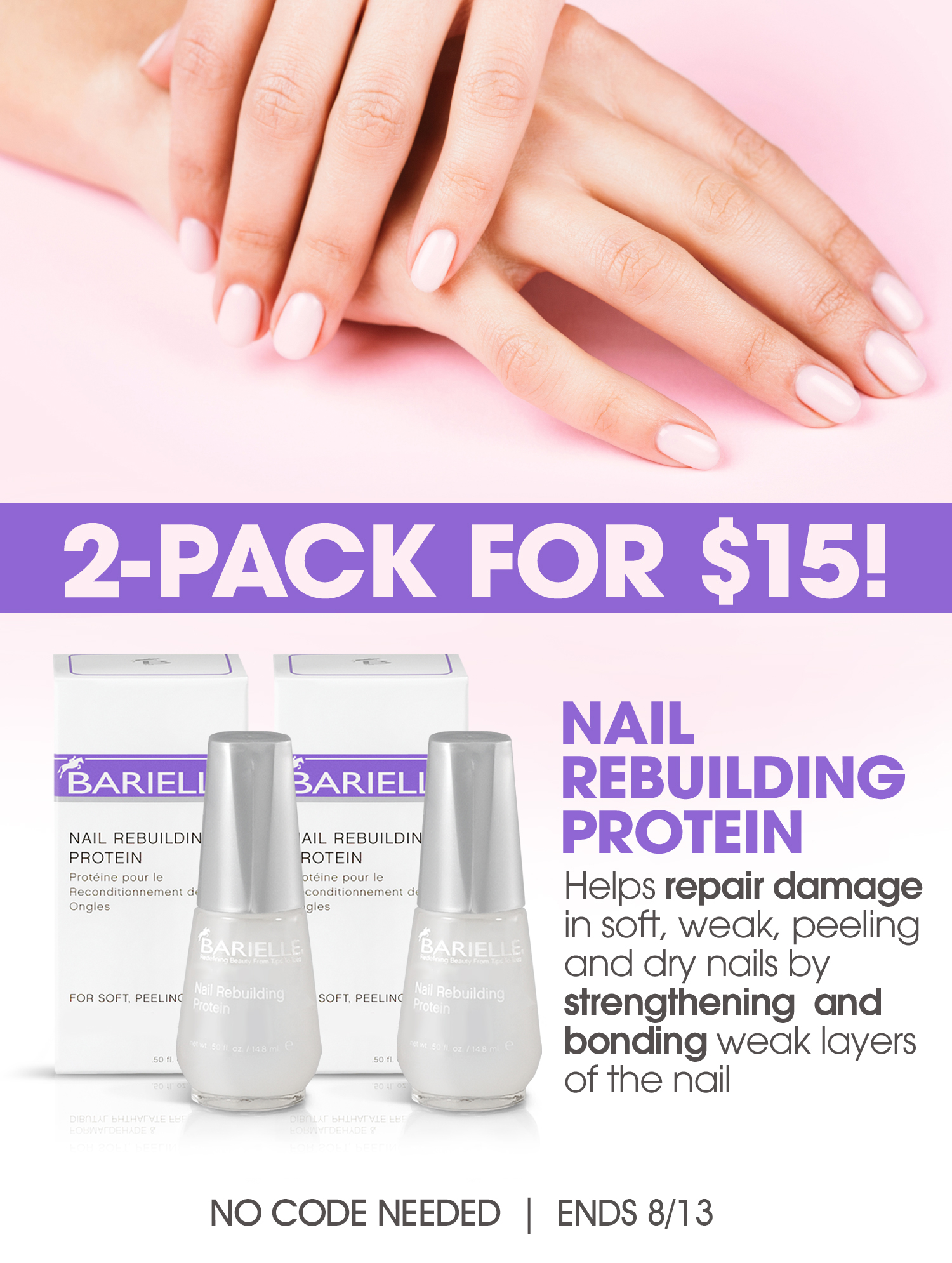 Barielle: Repair damage in soft, weak, dry nails by strengthening and ...