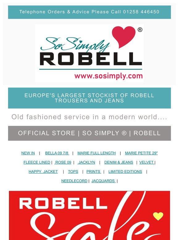 ☀️ 𝐒𝐀𝐋𝐄 ☀️ Don't miss out! - 30% off Summer Styles | ROBELL ® | Official Site
