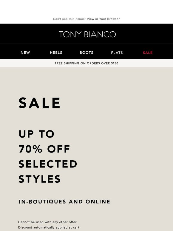 PSA: UP TO 70% OFF