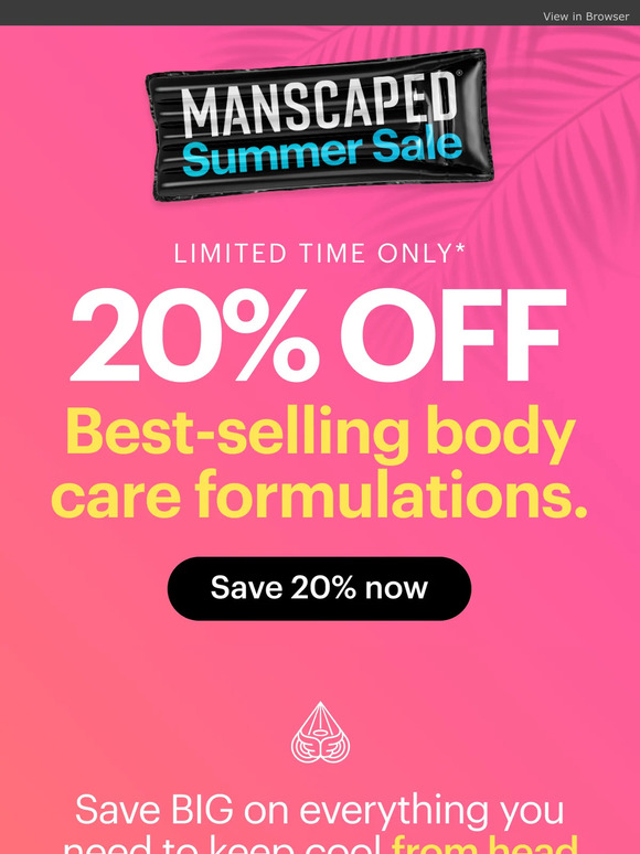 Manscaped Pamper yourself with musthave body care formulations Milled