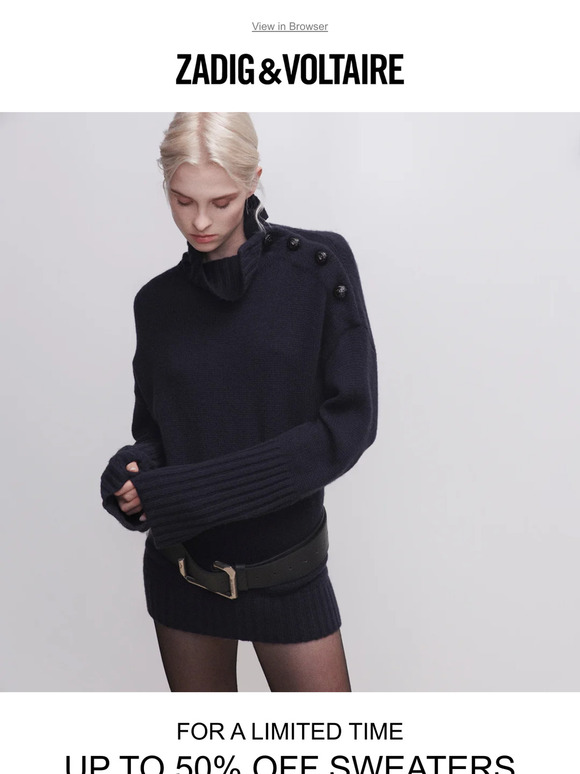 Up to 50% Off Sweaters For Now & Later