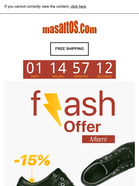 Second flash offer of August!