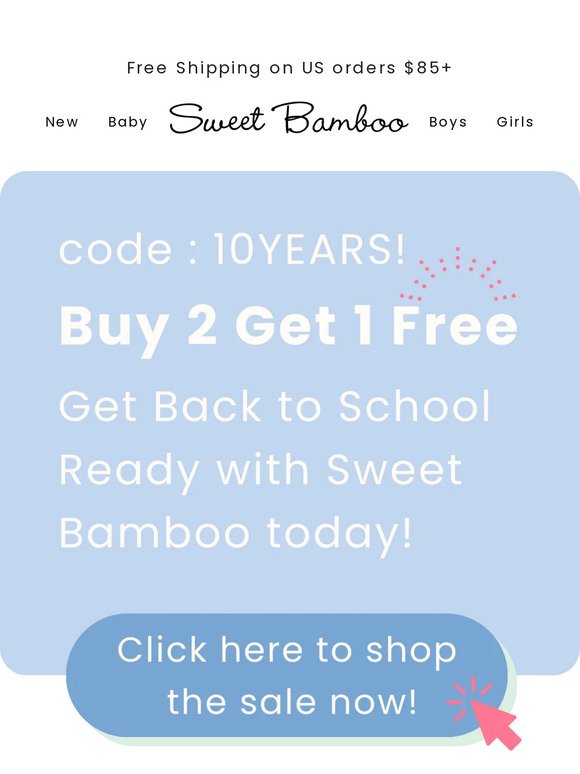 Get Back to School Ready with Sweet Bamboo