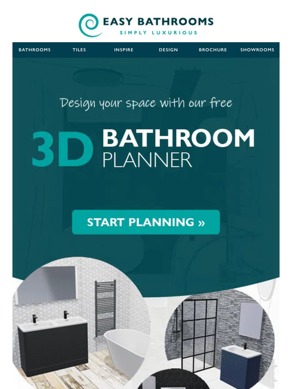 Easy Bathrooms: Try our free 3D Bathroom planner 🛁 | Milled