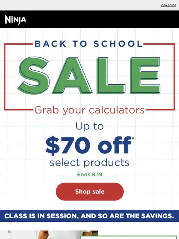 Top-class deals for the Back to School Sale