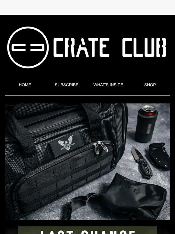 Last Chance: Join Crate Club, Save 10%!