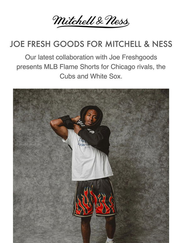 Mitchell & Ness M&N x JFG Flame Shorts Chicago Cubs