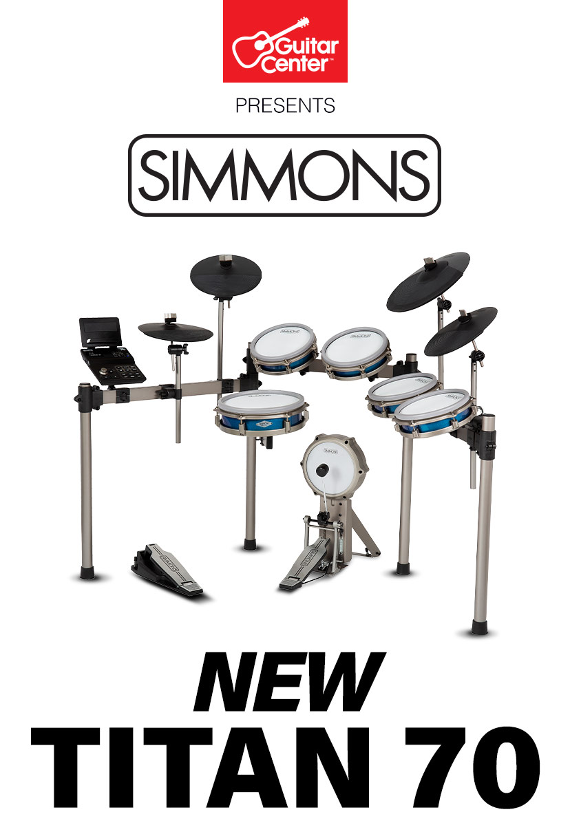 Guitar Center: o mais recente e-kit da SimmonsGuitar Center: o mais recente e-kit da Simmons  