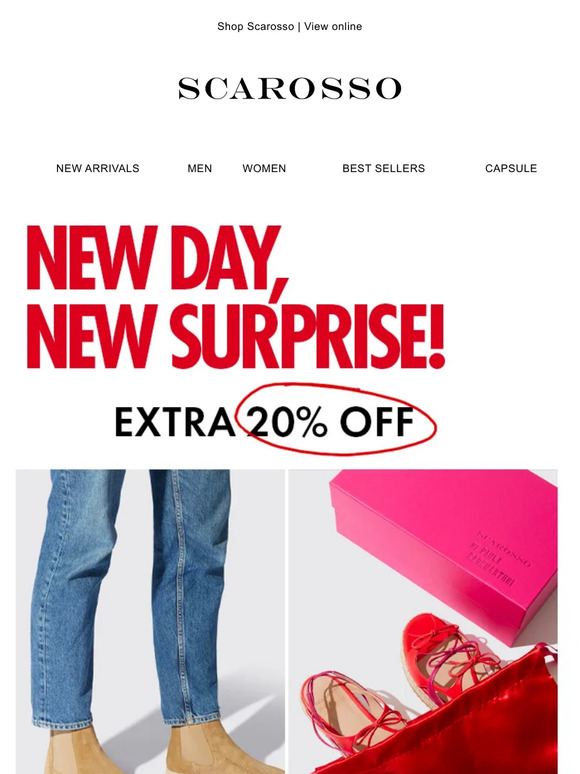 📣 Just landed: extra 20% OFF sales!