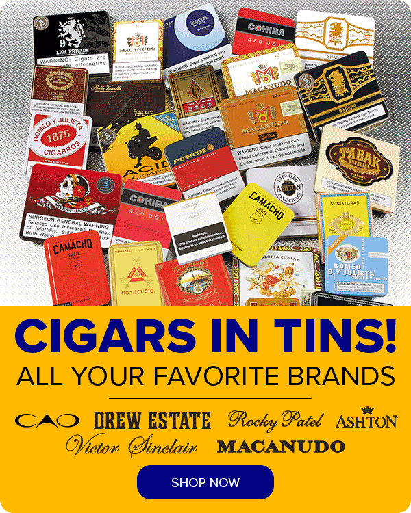 Cigars in Tins - Shop Now